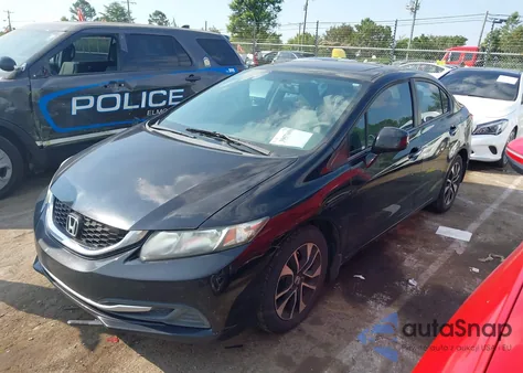 2013 Honda Civic Ex from USA, damaged, VIN 19XFB2F80DE035776